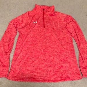 Lightweight, half-zip, pullover.